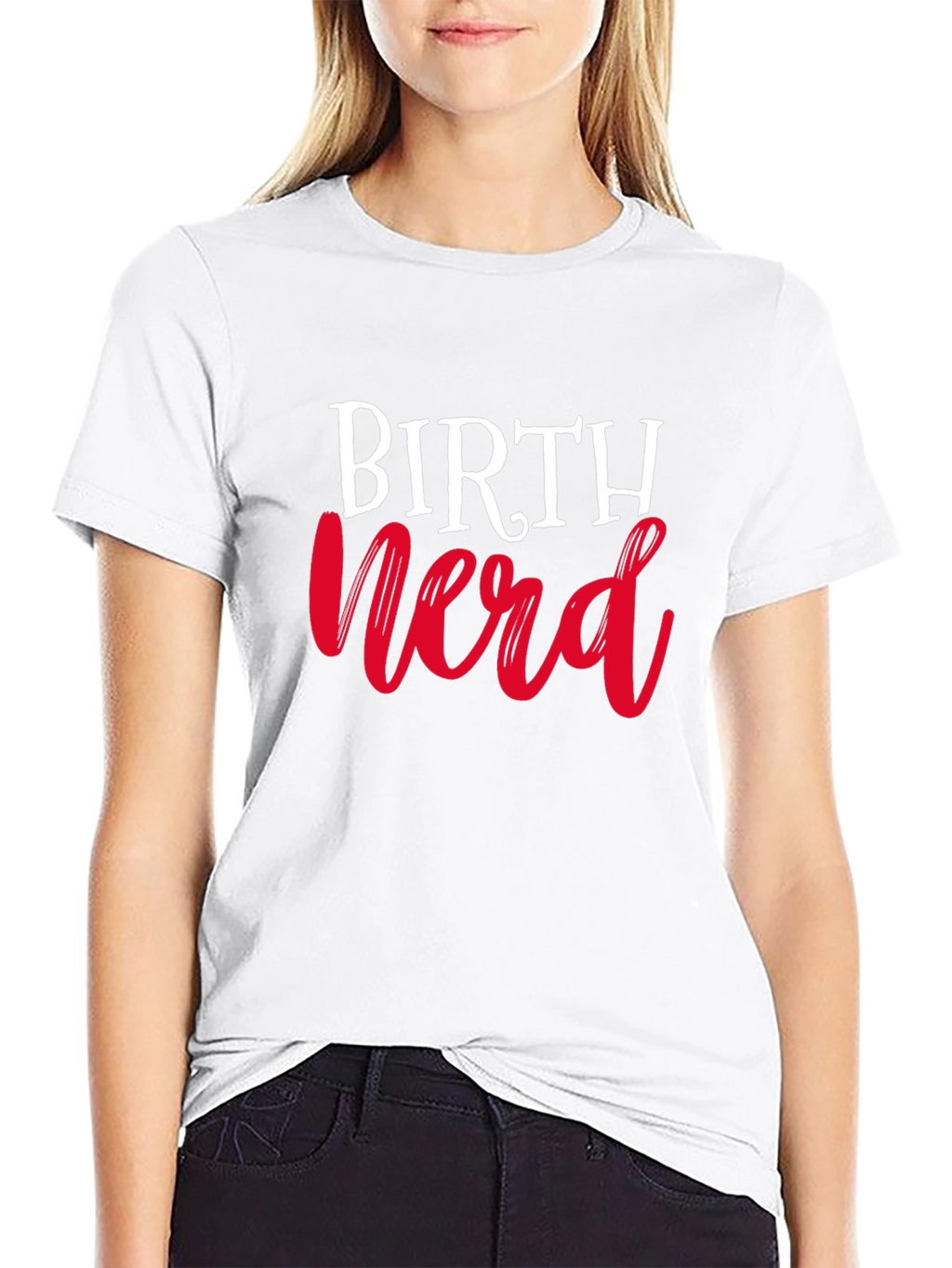 Birth Nerd T-Shirt - Black Cotton Tee