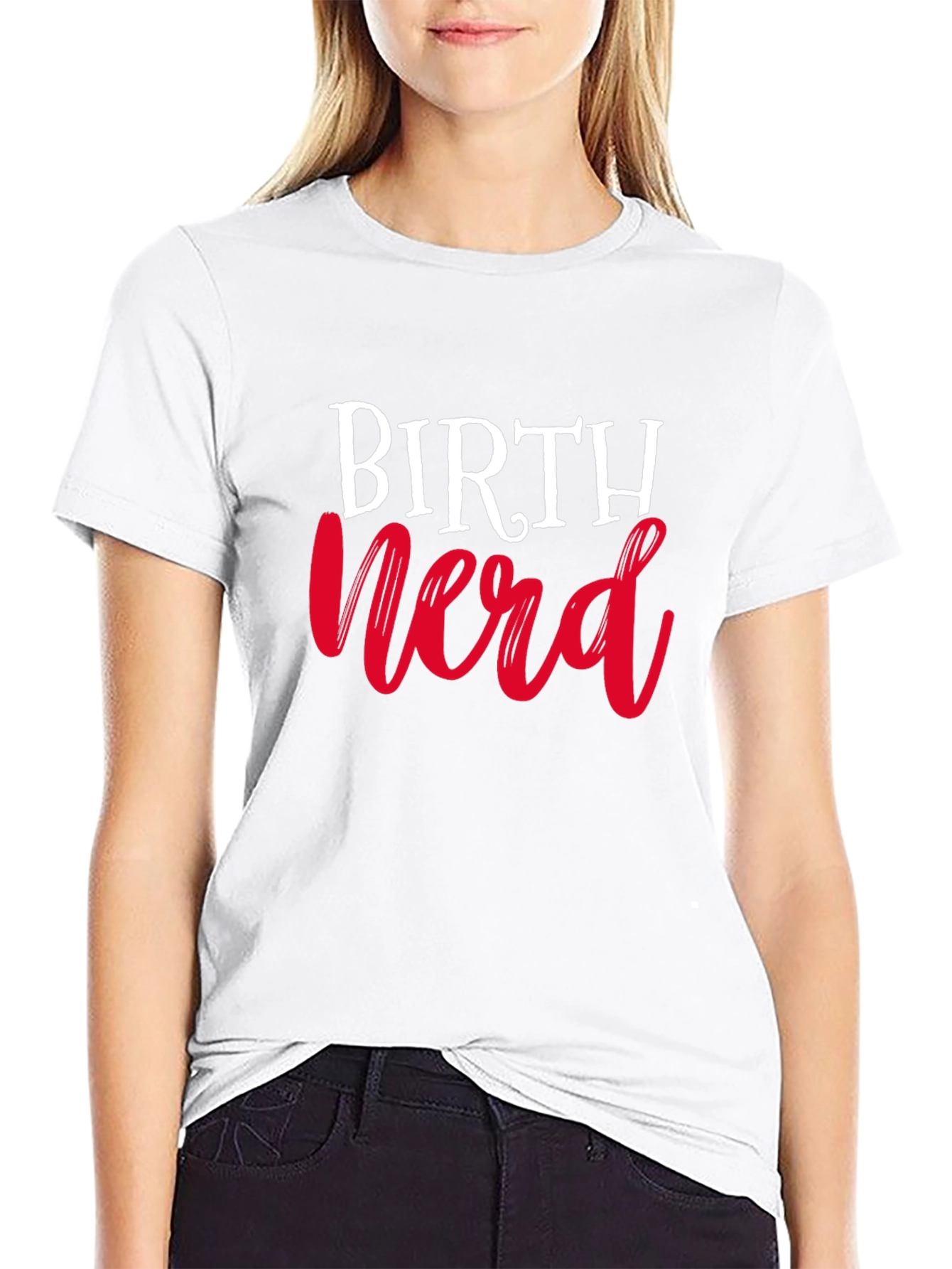 Birth Nerd T-Shirt - Black Cotton Tee