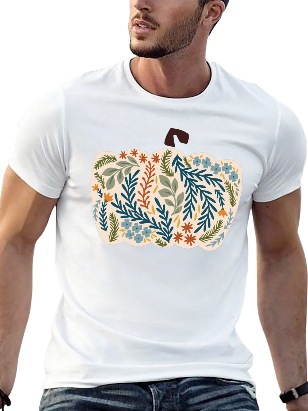 Floral Pumpkin Graphic Tee