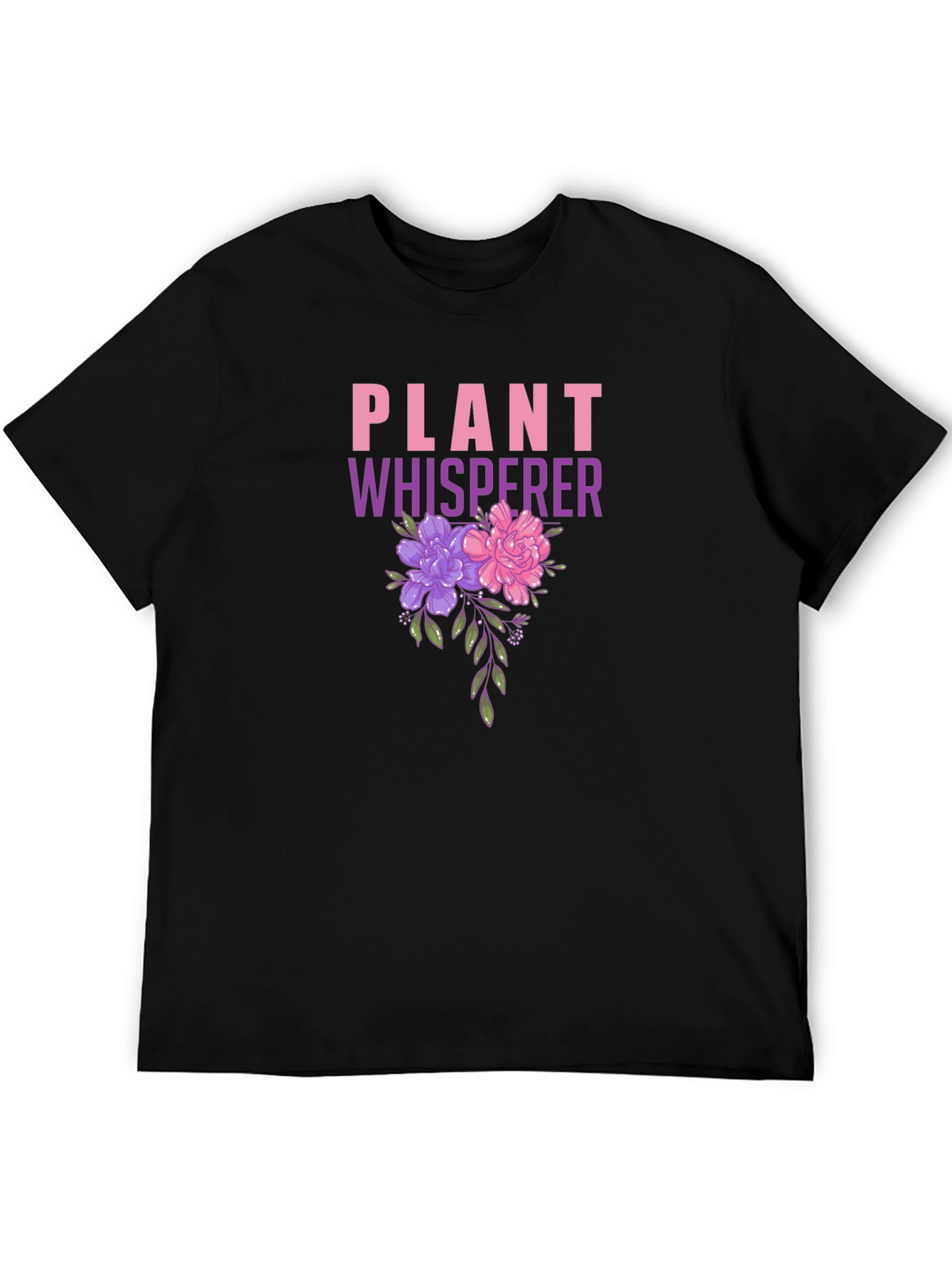 Plant Whisperer Floral Graphic T-Shirt