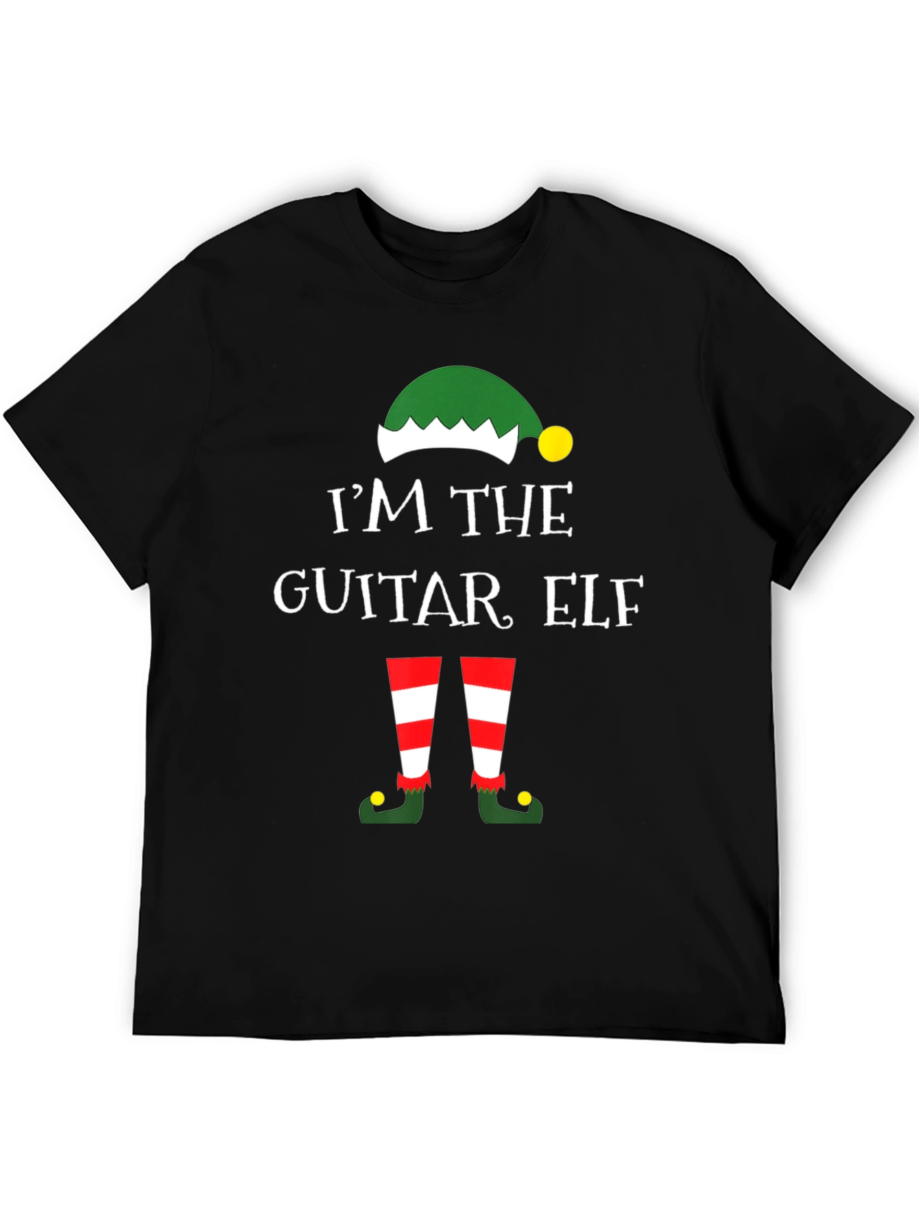 Guitar Elf Christmas T-Shirt