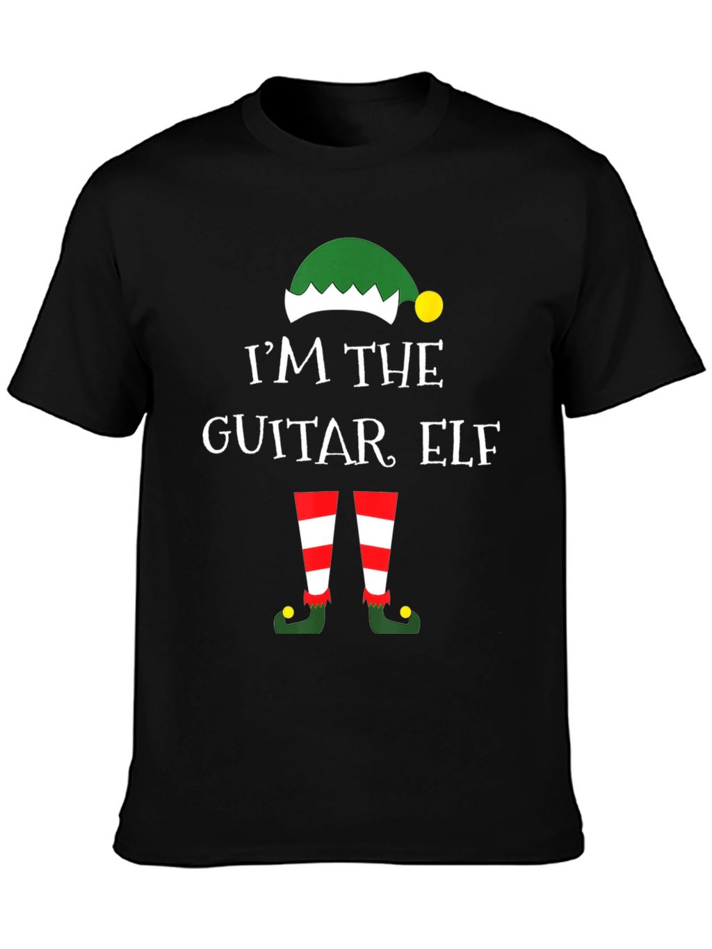 Guitar Elf Christmas T-Shirt