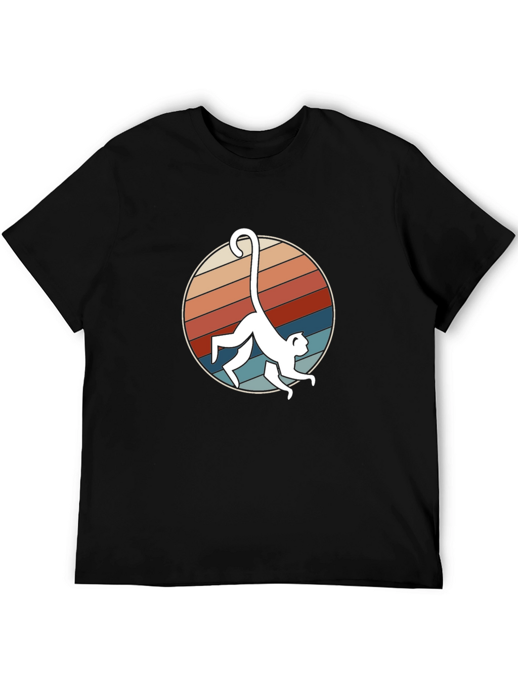 Retro Monkey T-Shirt - Funky Animal Graphic Tee
