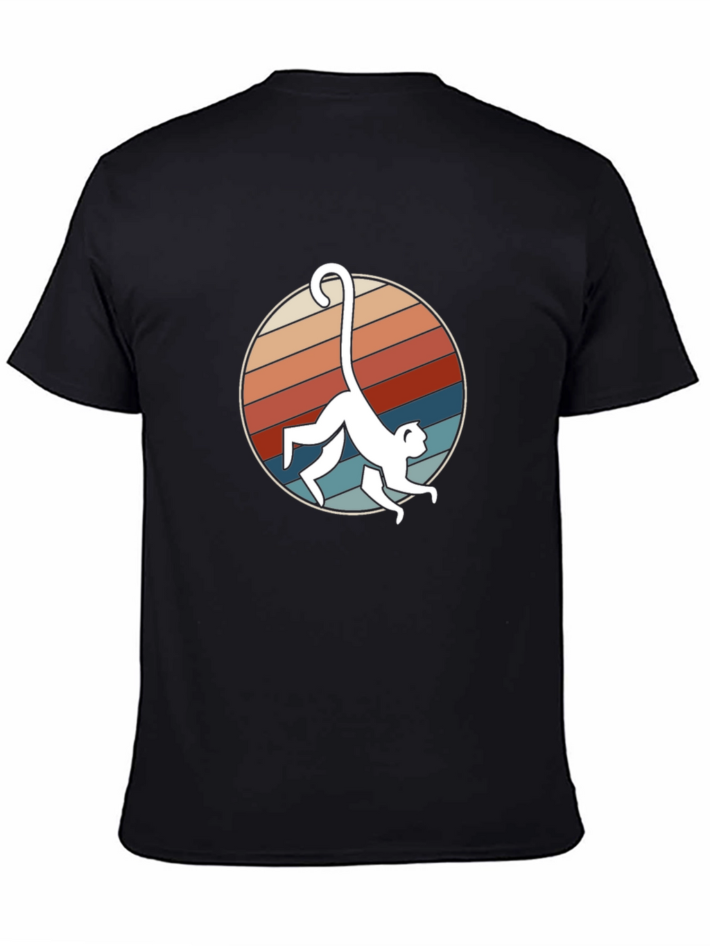 Retro Monkey T-Shirt - Funky Animal Graphic Tee