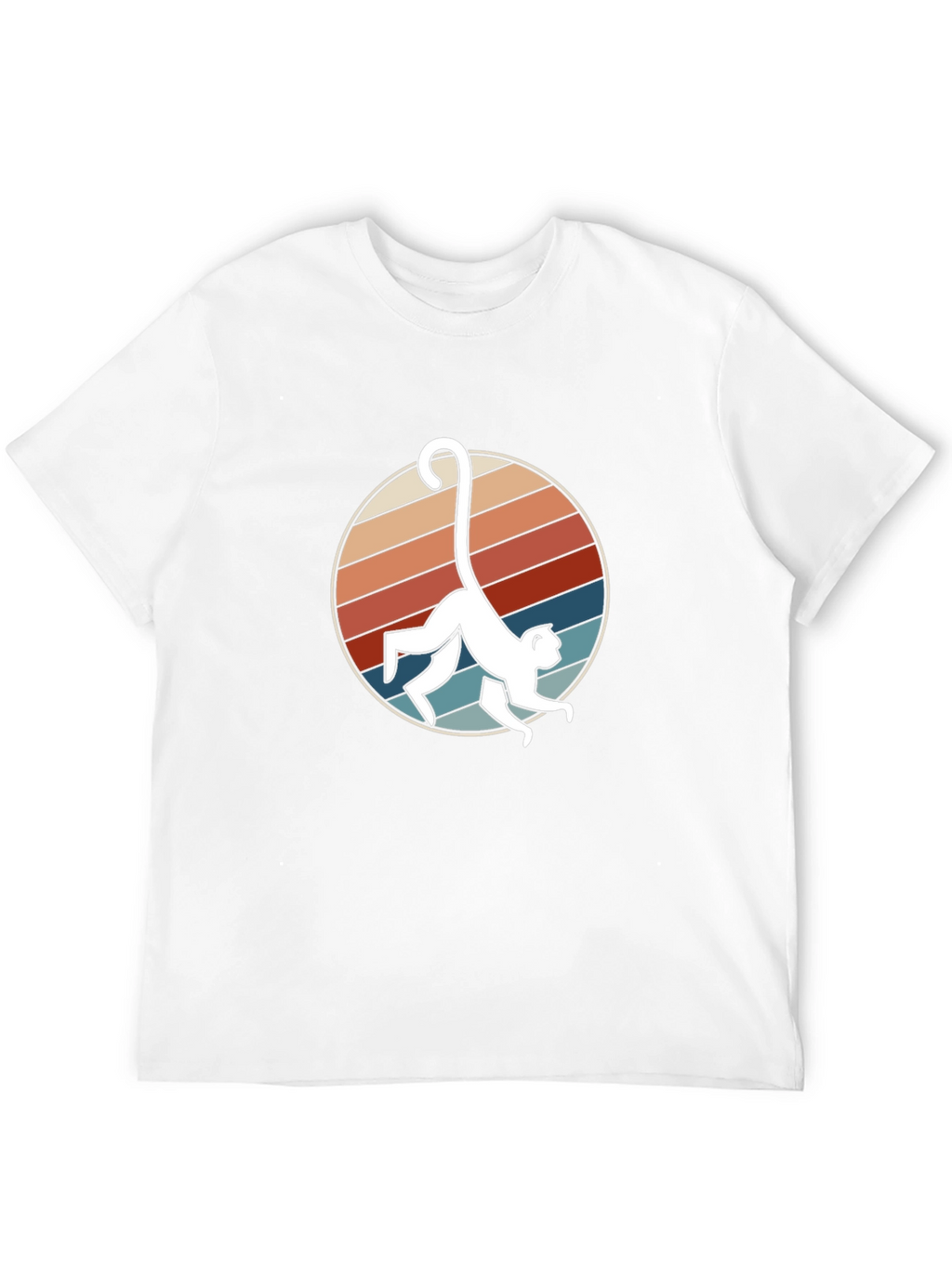 Retro Monkey T-Shirt - Funky Animal Graphic Tee
