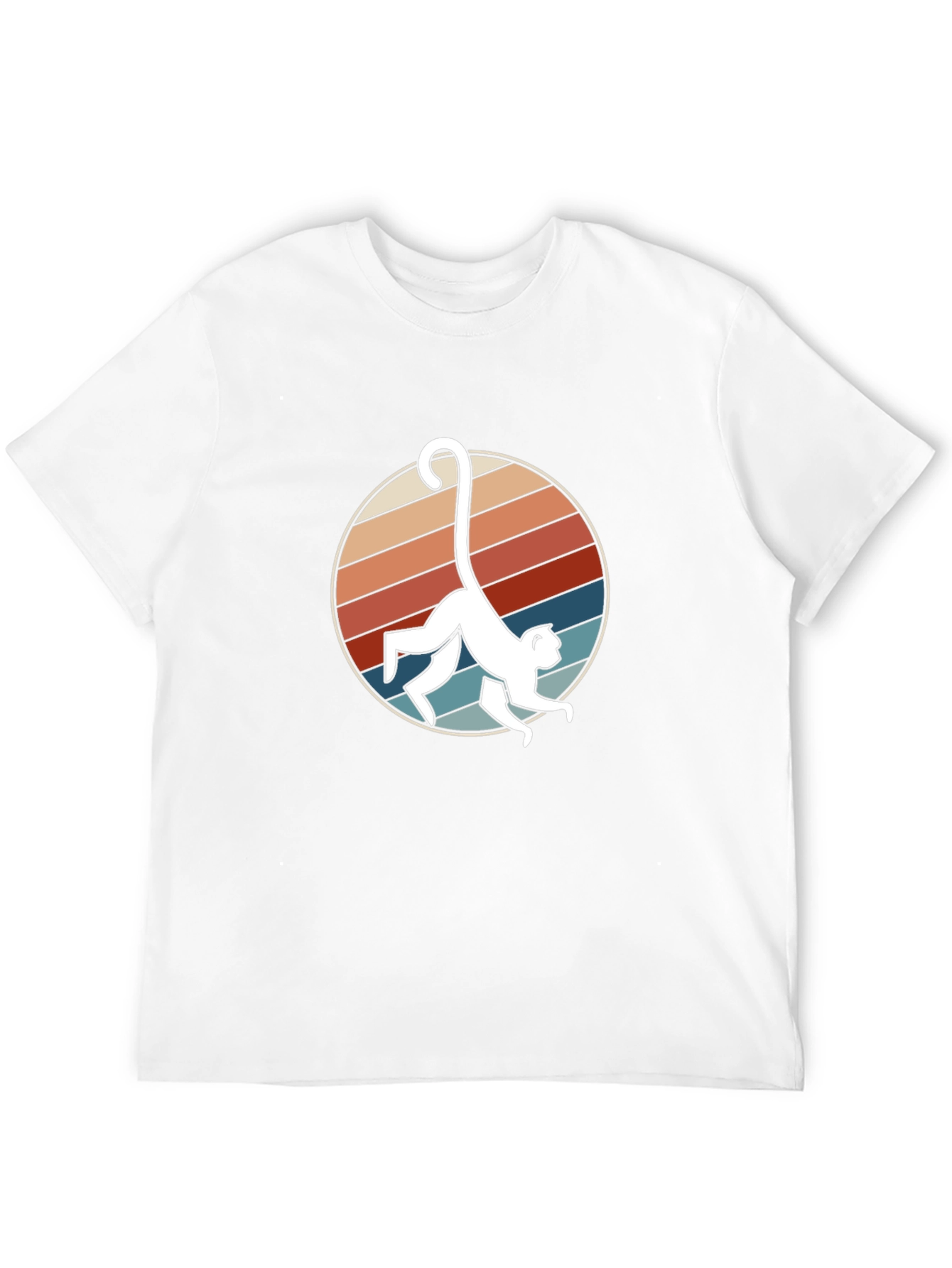 Retro Monkey T-Shirt - Funky Animal Graphic Tee