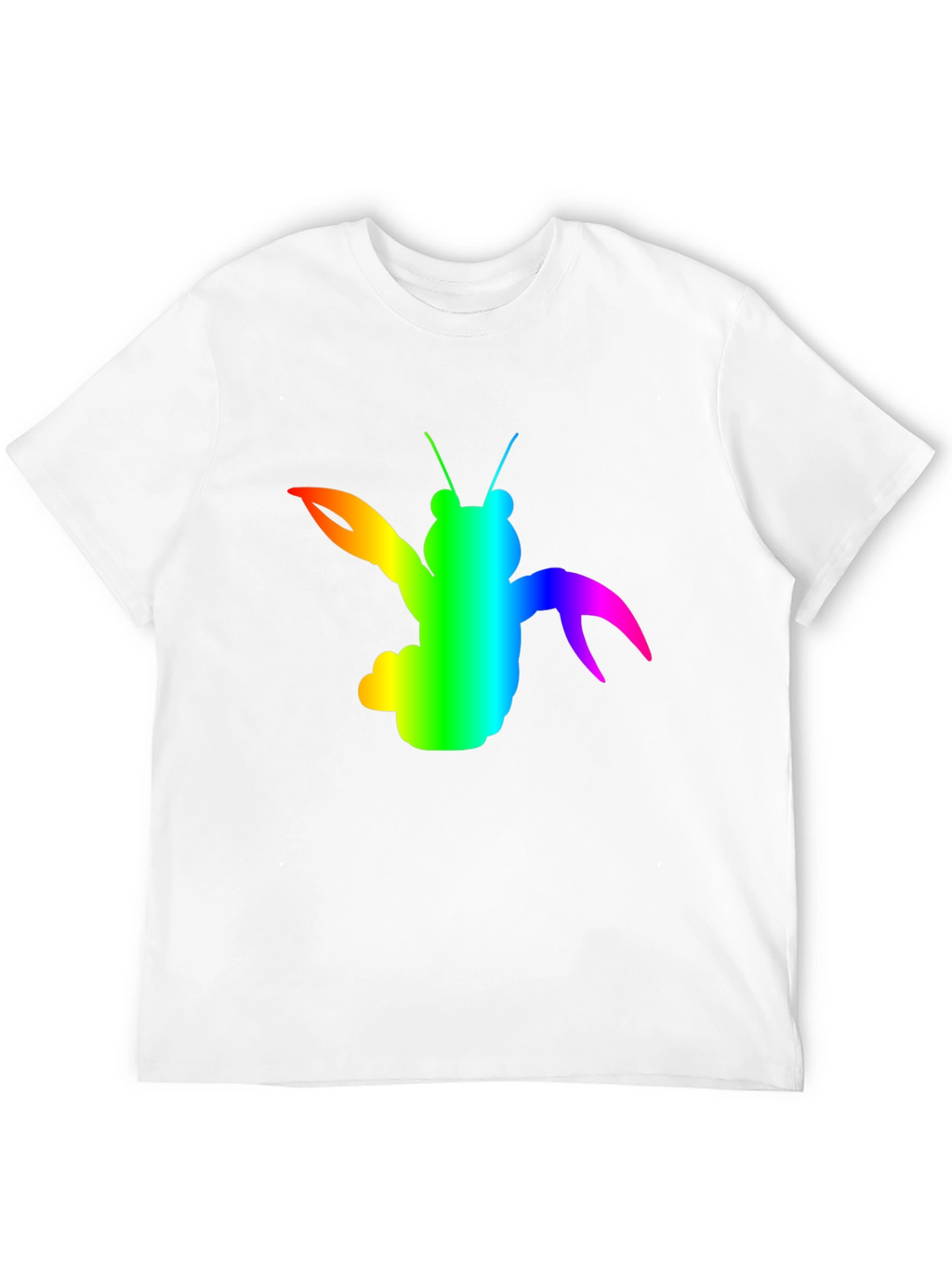 Rainbow Lobster Graphic Tee - Black