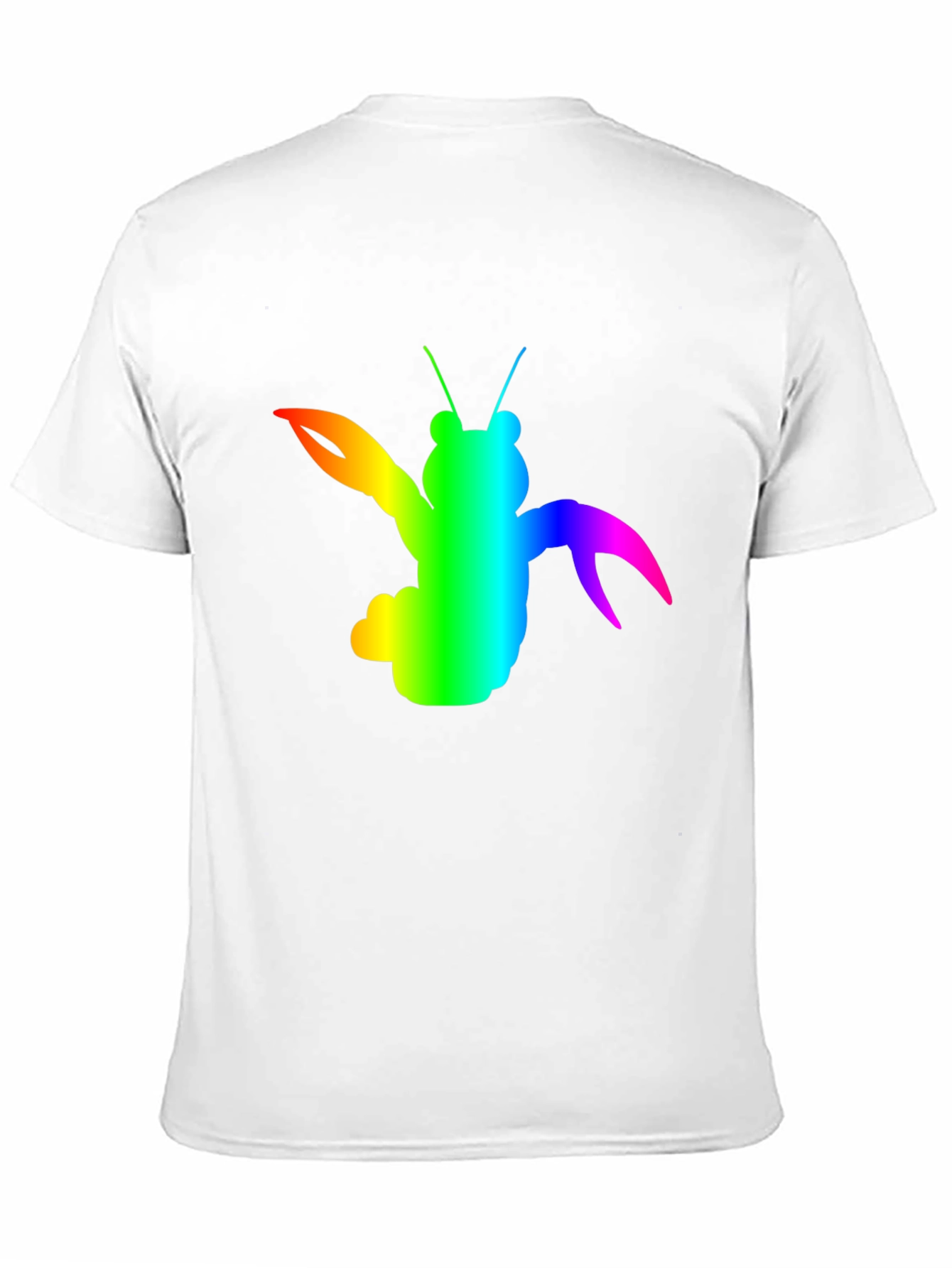 Rainbow Lobster Graphic Tee - Black