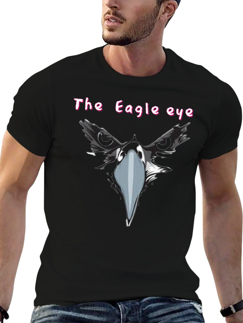 The Eagle Eye Graphic Tee - Mens Black T-Shirt