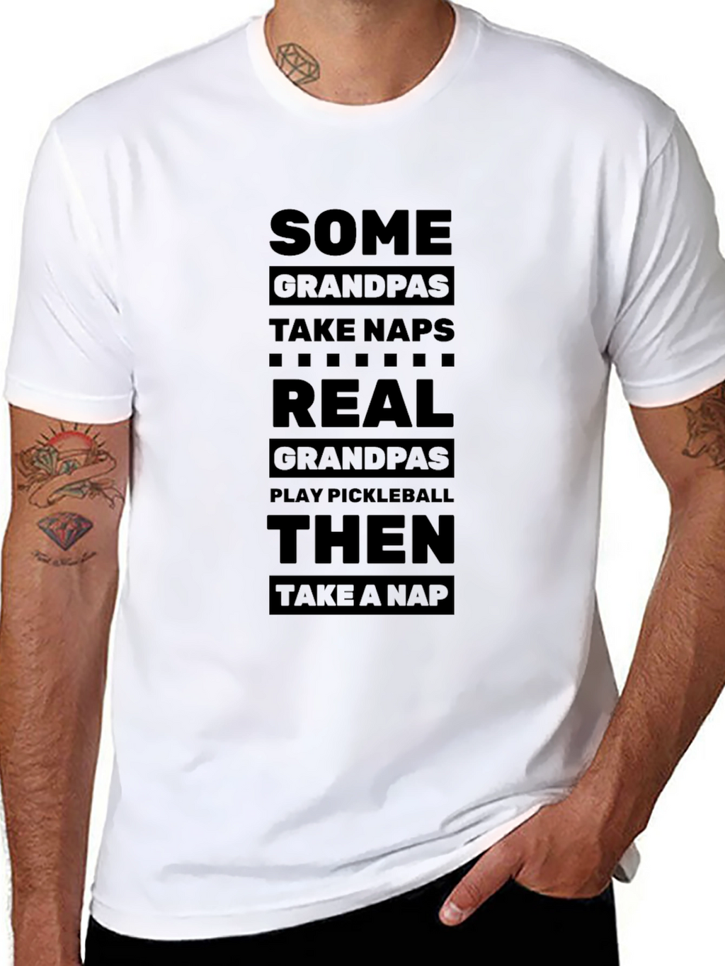 Funny Grandpas Pickleball T-Shirt