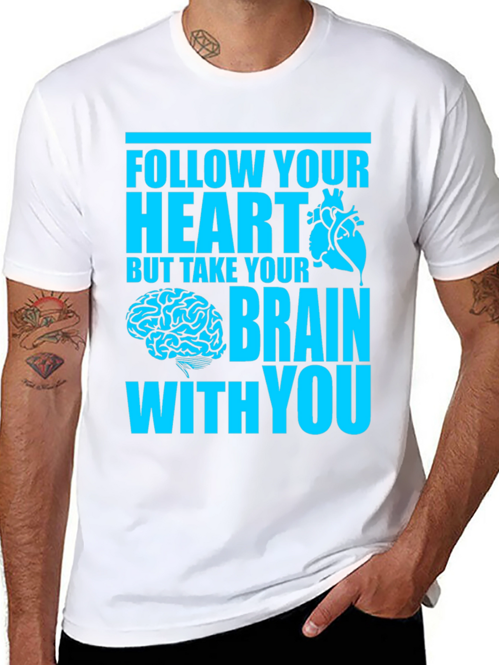 Follow Your Heart Crew Neck T-Shirt