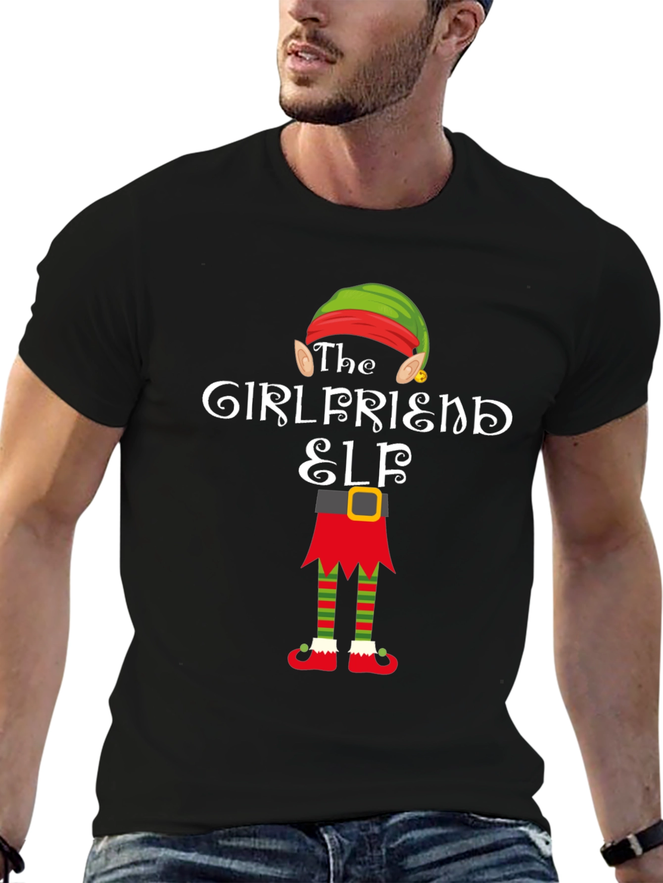 Girlfriend Elf Christmas T-Shirt