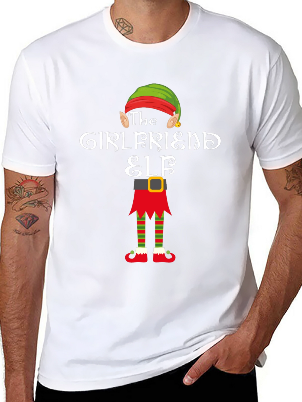 Girlfriend Elf Christmas T-Shirt