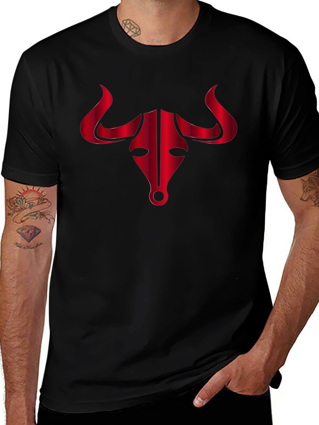Red Bull Graphic Black T-Shirt