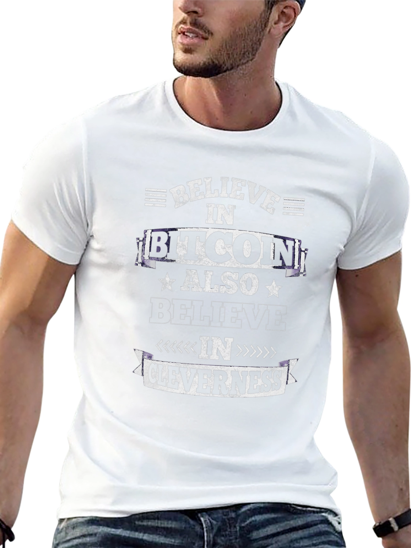 Believe in Bitcoin Cleverness T-Shirt Crypto Tee