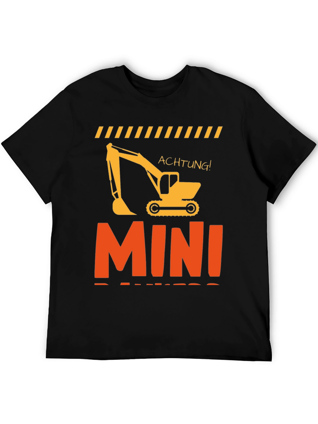 Mini Excavator T-Shirt Construction Worker Tee