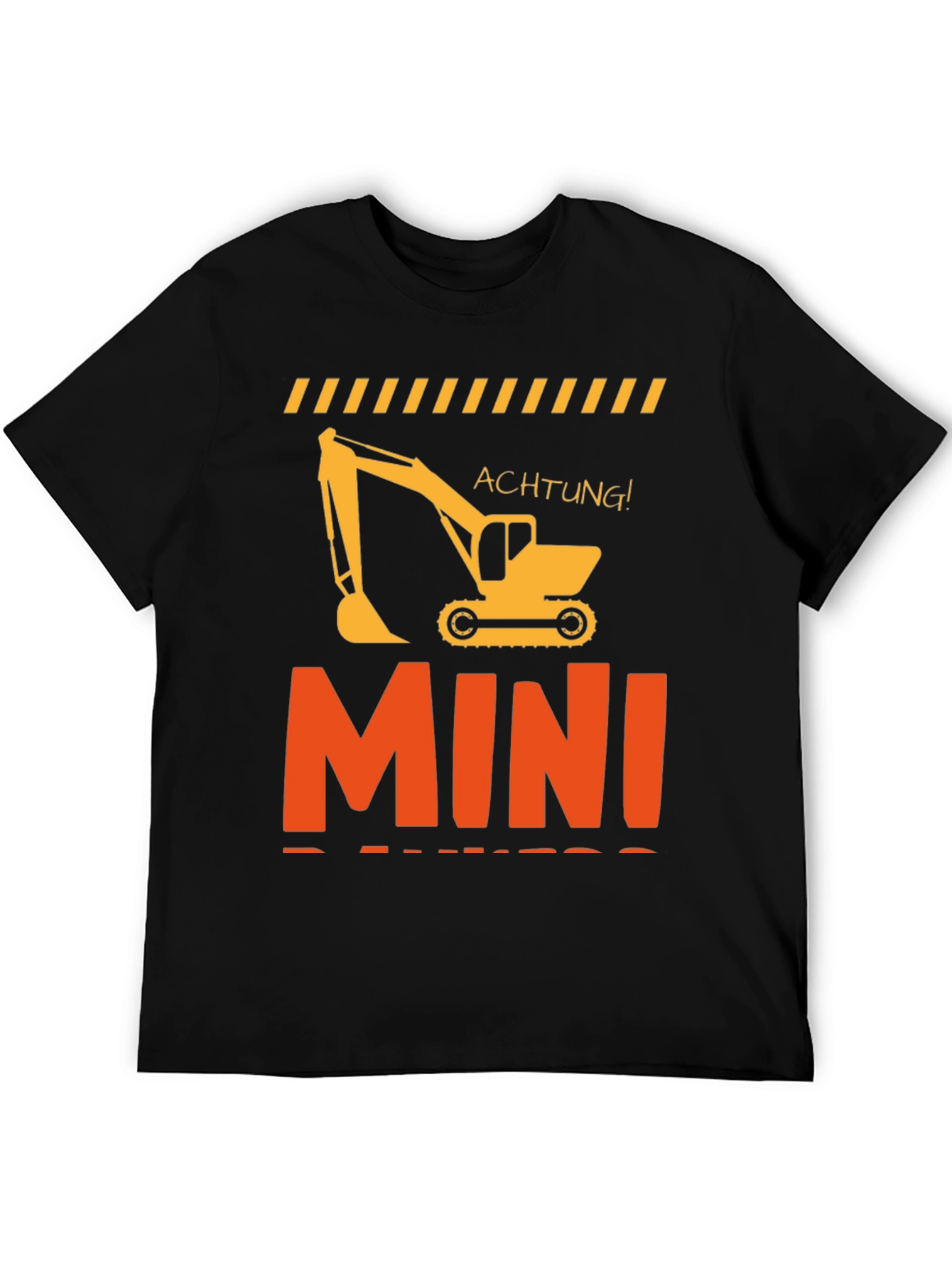 Mini Excavator T-Shirt Construction Worker Tee