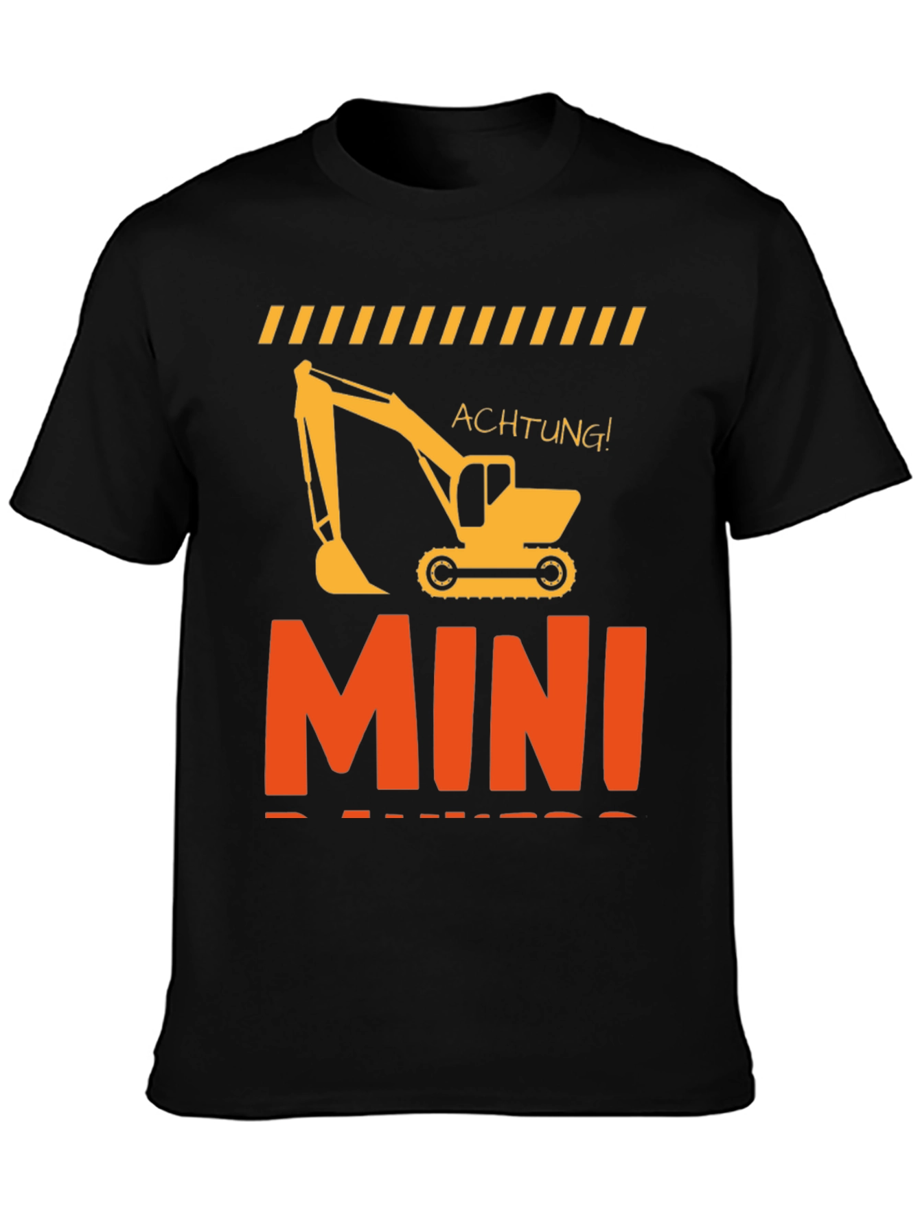 Mini Excavator T-Shirt Construction Worker Tee