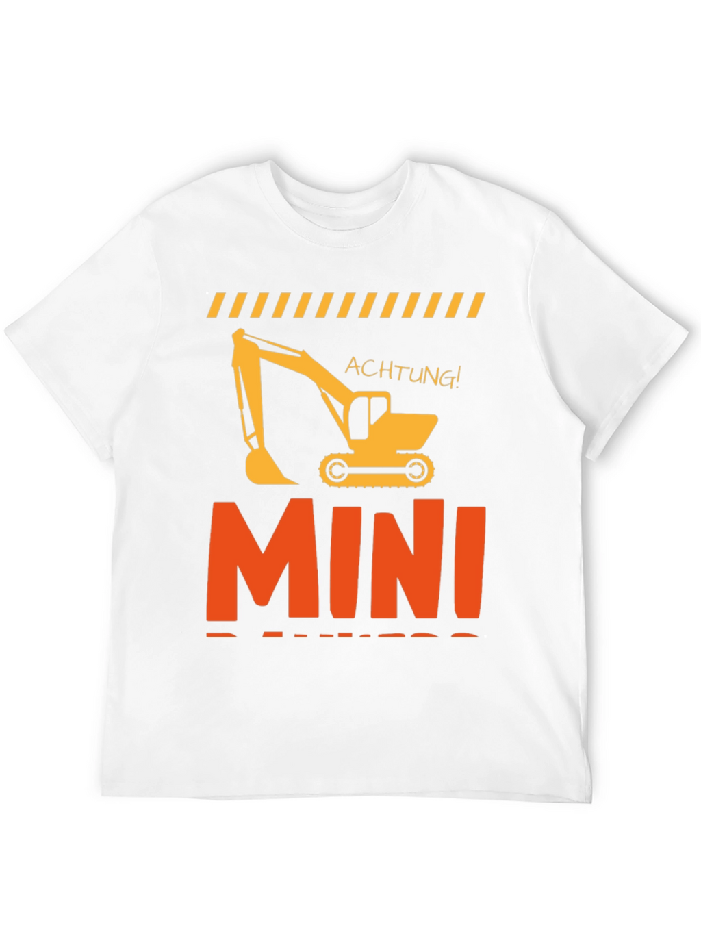 Mini Excavator T-Shirt Construction Worker Tee