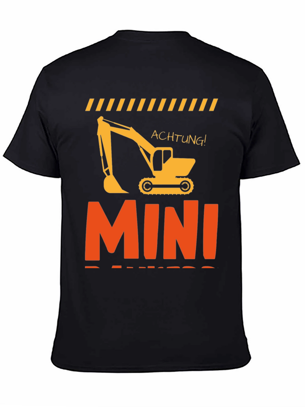 Mini Excavator T-Shirt Construction Worker Tee