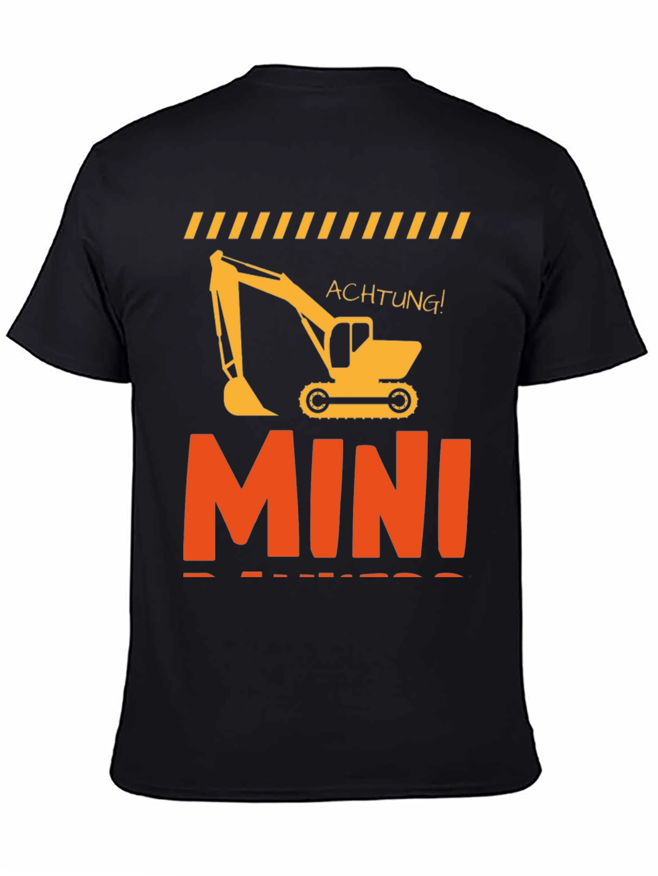 Mini Excavator T-Shirt Construction Worker Tee