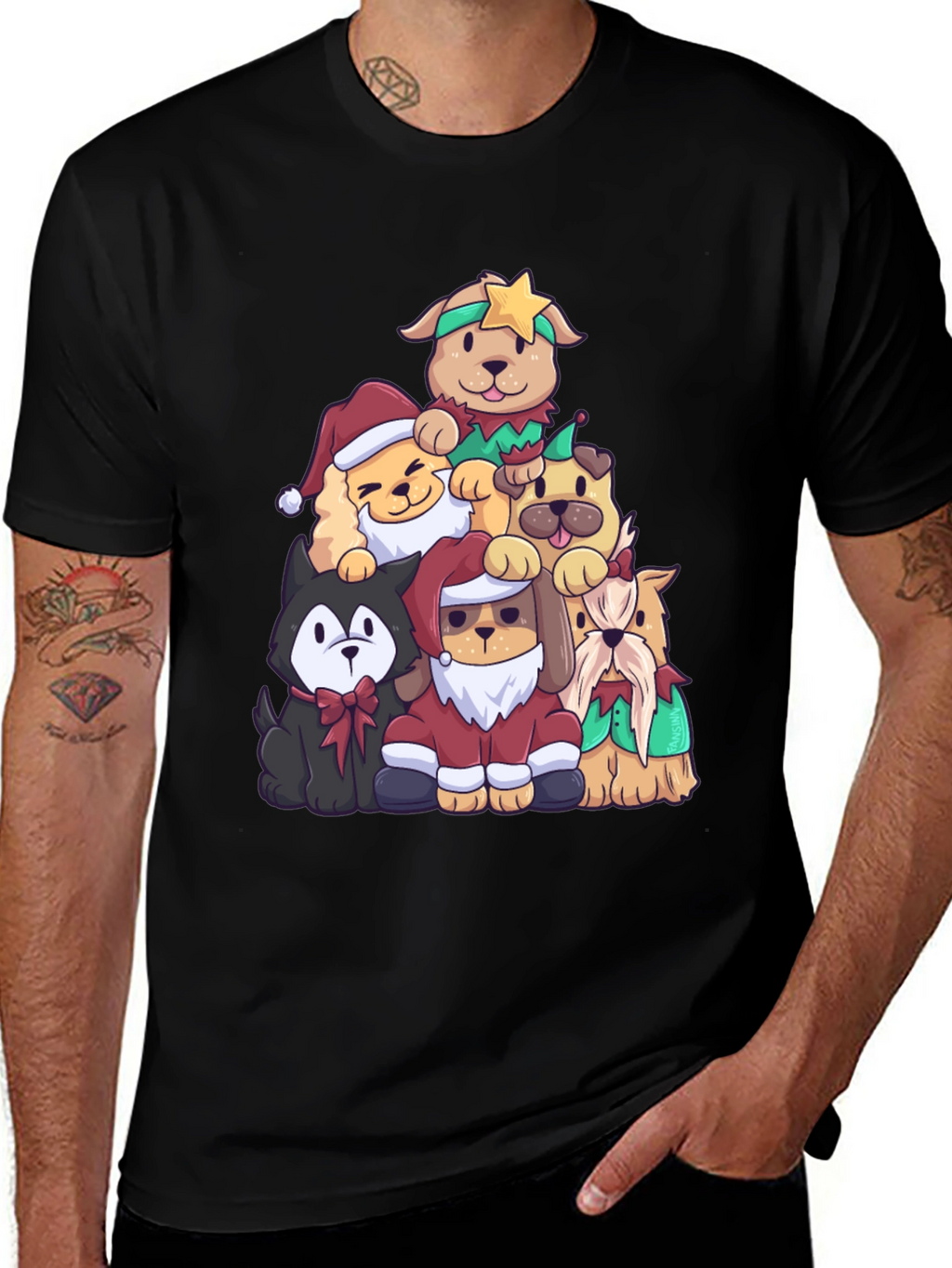 Holiday Dogs T-Shirt
