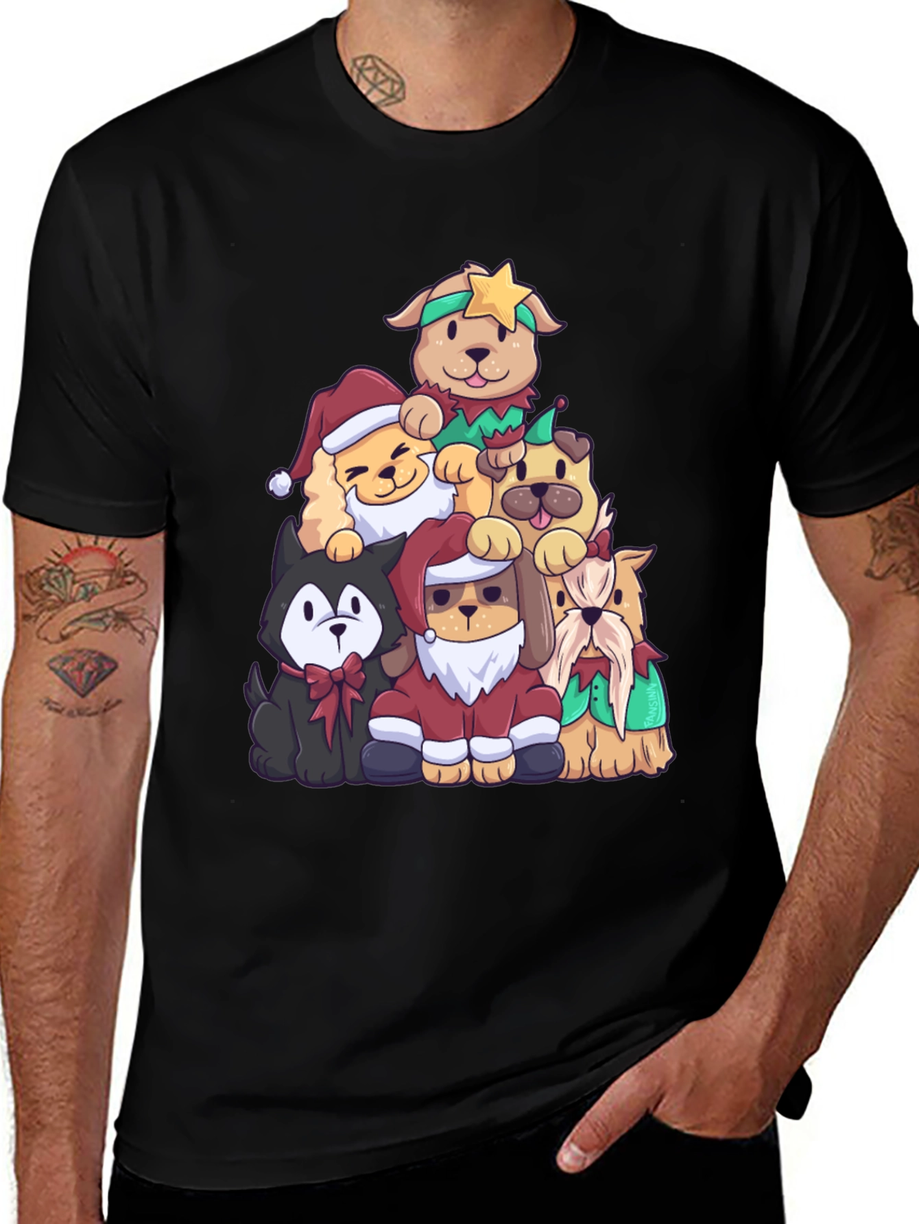 Holiday Dogs T-Shirt