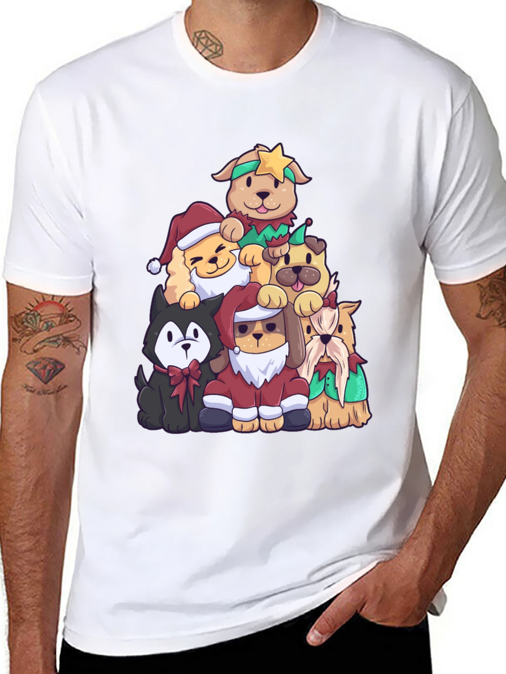 Holiday Dogs T-Shirt