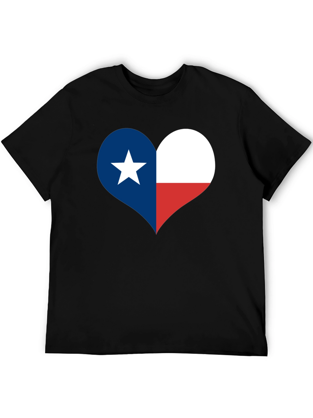 Texas Flag Heart T-Shirt - Lone Star State Pride