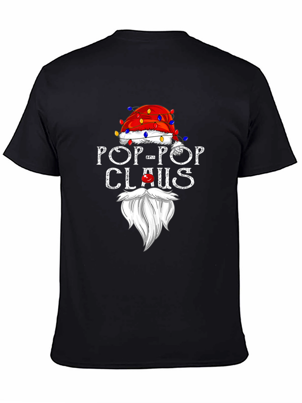 Pop-Pop Claus T-Shirt - Holiday Grandfather Tee