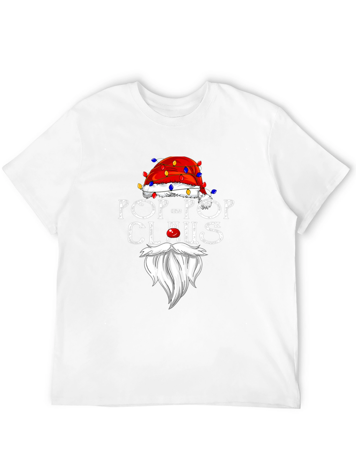 Pop-Pop Claus T-Shirt - Holiday Grandfather Tee