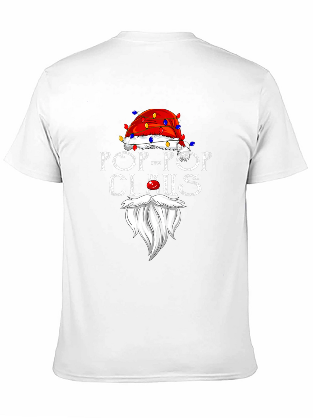 Pop-Pop Claus T-Shirt - Holiday Grandfather Tee