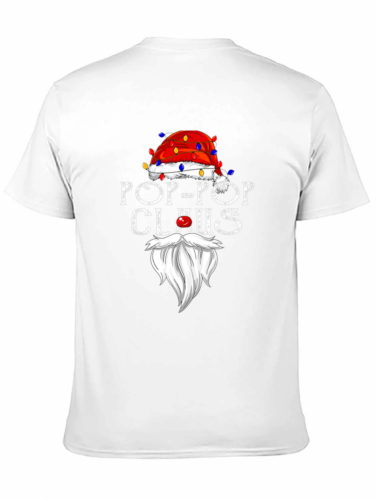 Pop-Pop Claus T-Shirt - Holiday Grandfather Tee
