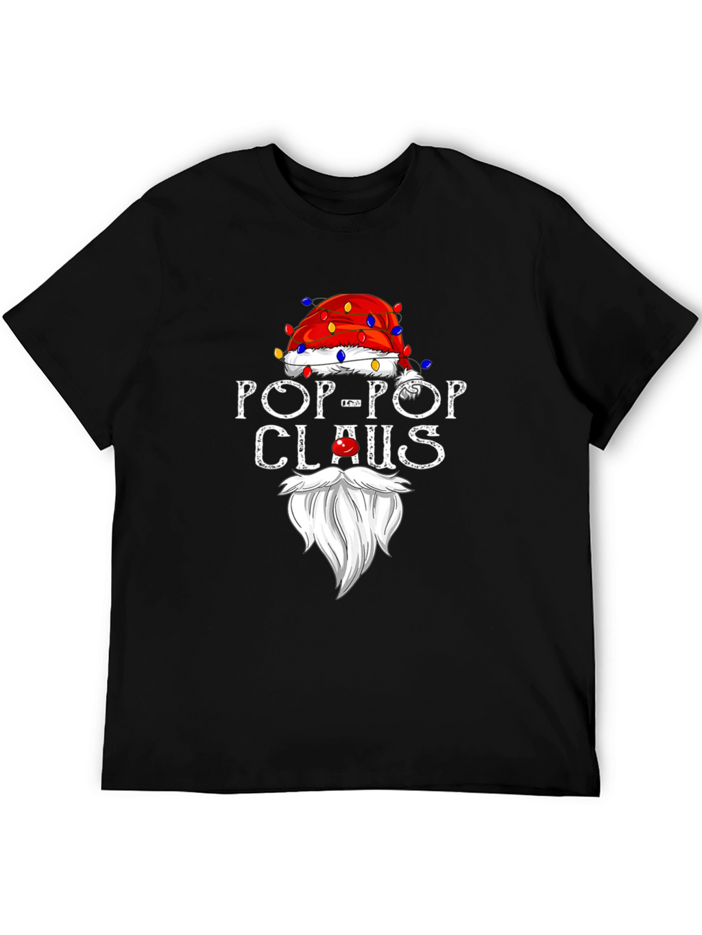 Pop-Pop Claus T-Shirt - Holiday Grandfather Tee