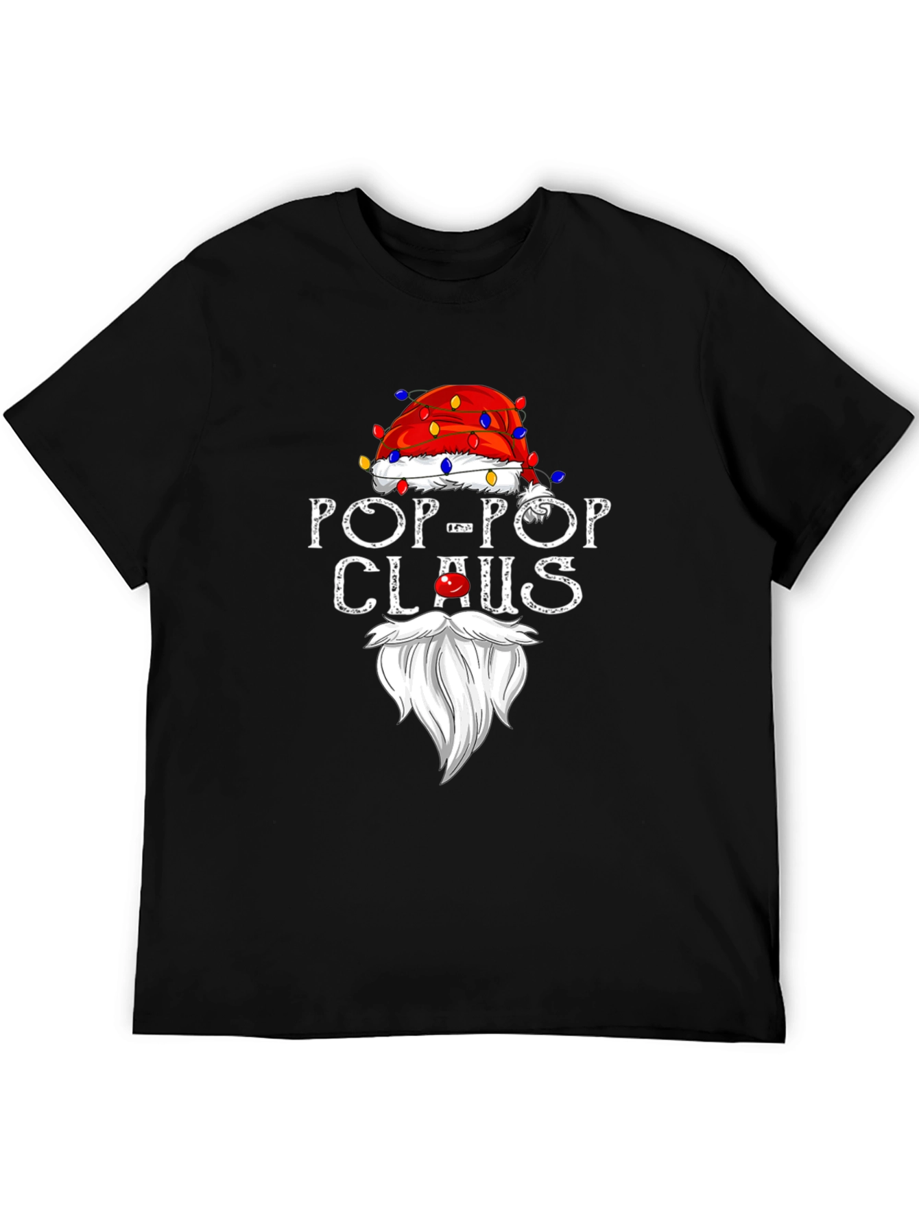 Pop-Pop Claus T-Shirt - Holiday Grandfather Tee