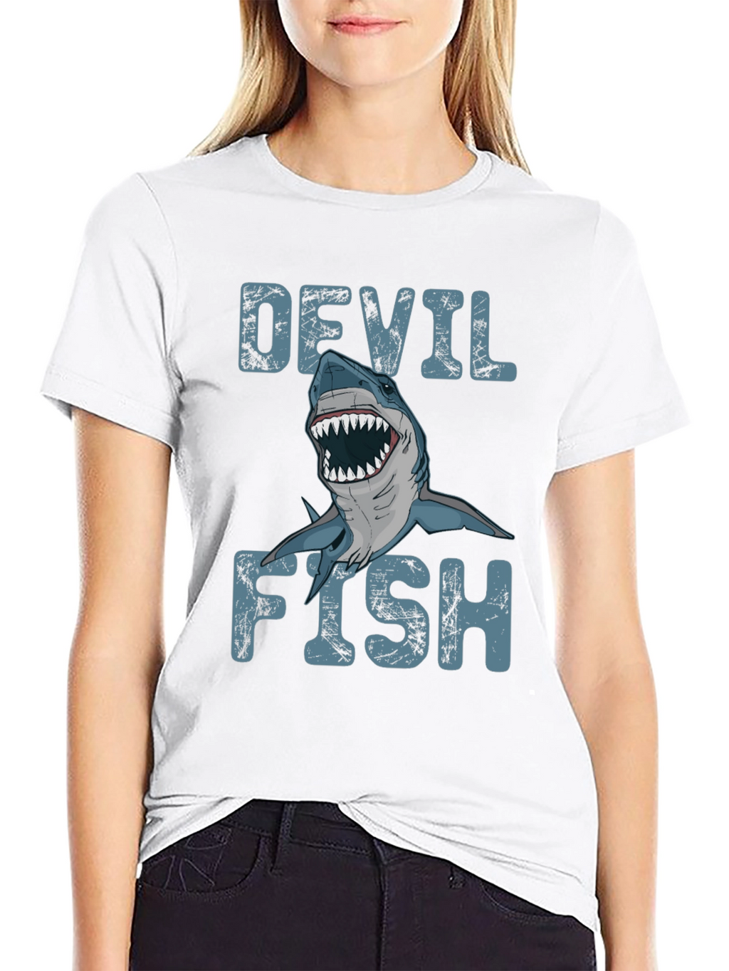 Devil Fish Graphic T-Shirt - Mens Black Tee