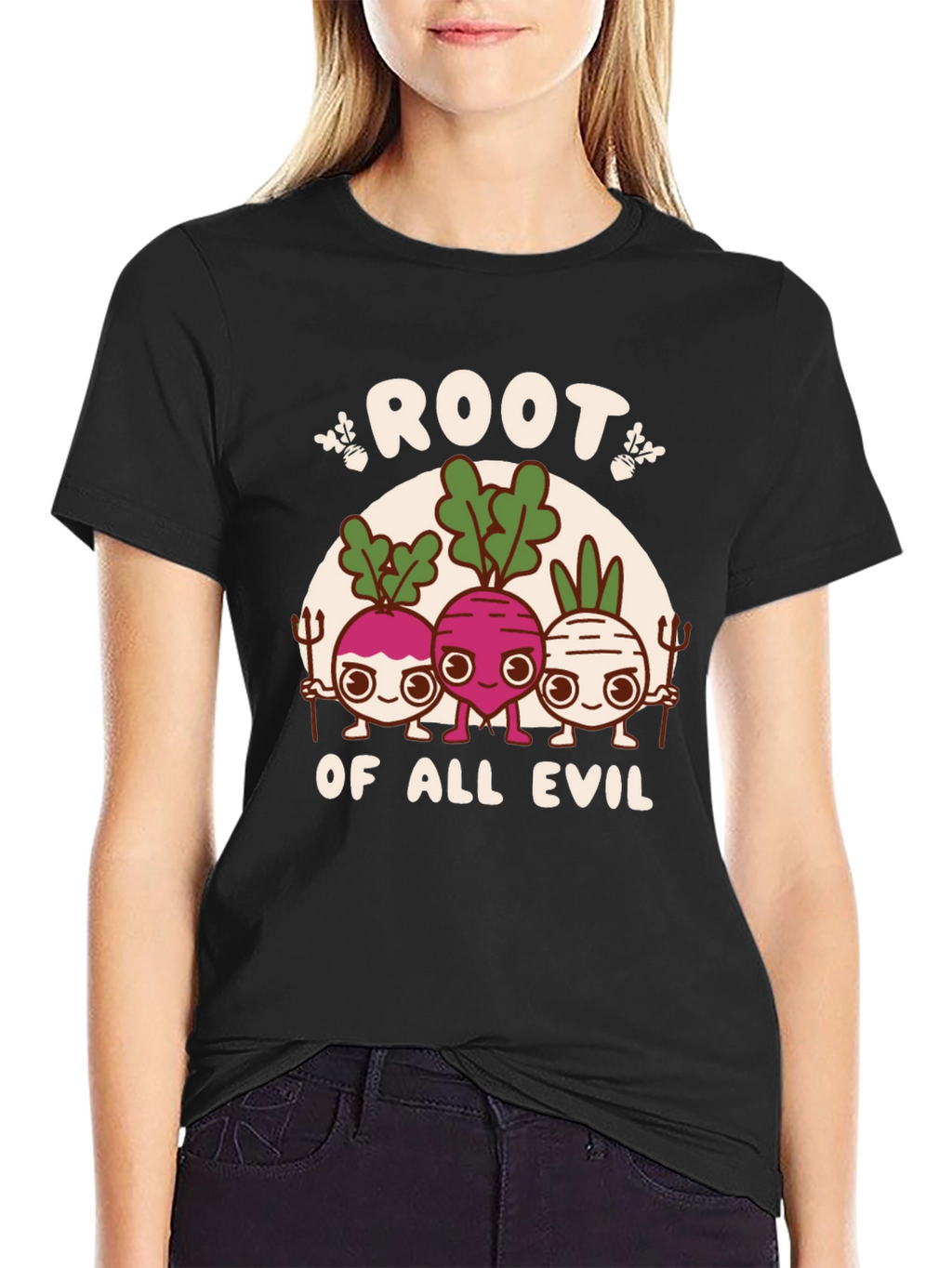 Root of All Evil Funny Graphic T-Shirt