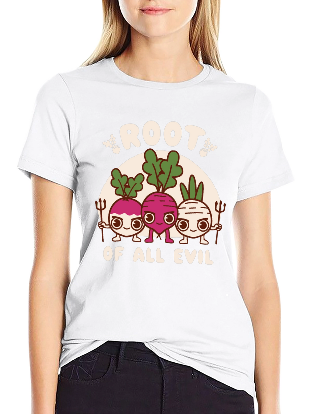 Root of All Evil Funny Graphic T-Shirt