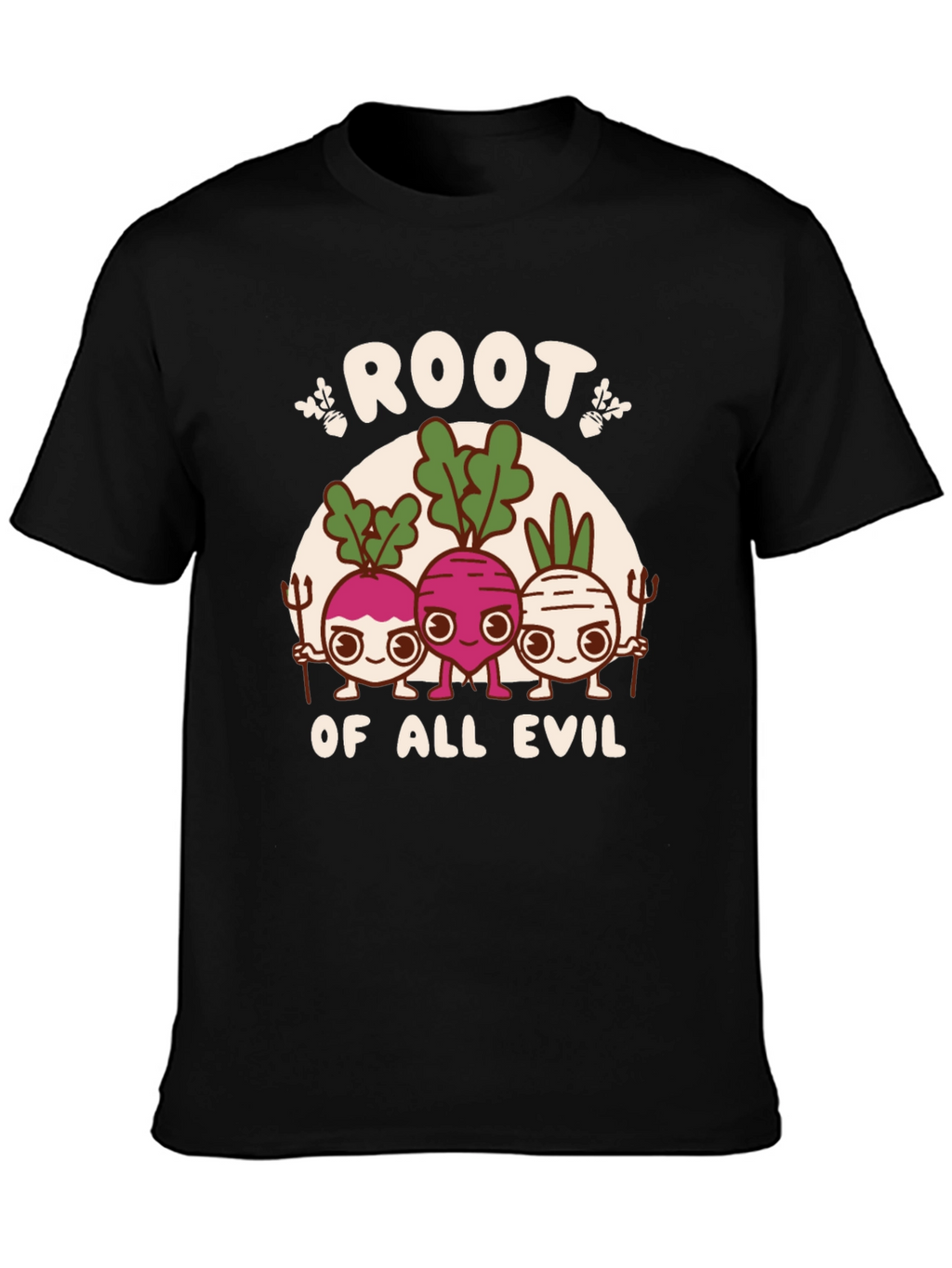 Root of All Evil Funny Graphic T-Shirt