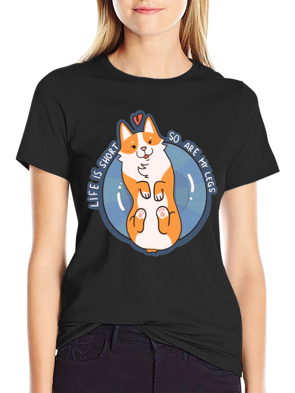 Corgi Short Legs Graphic T-Shirt