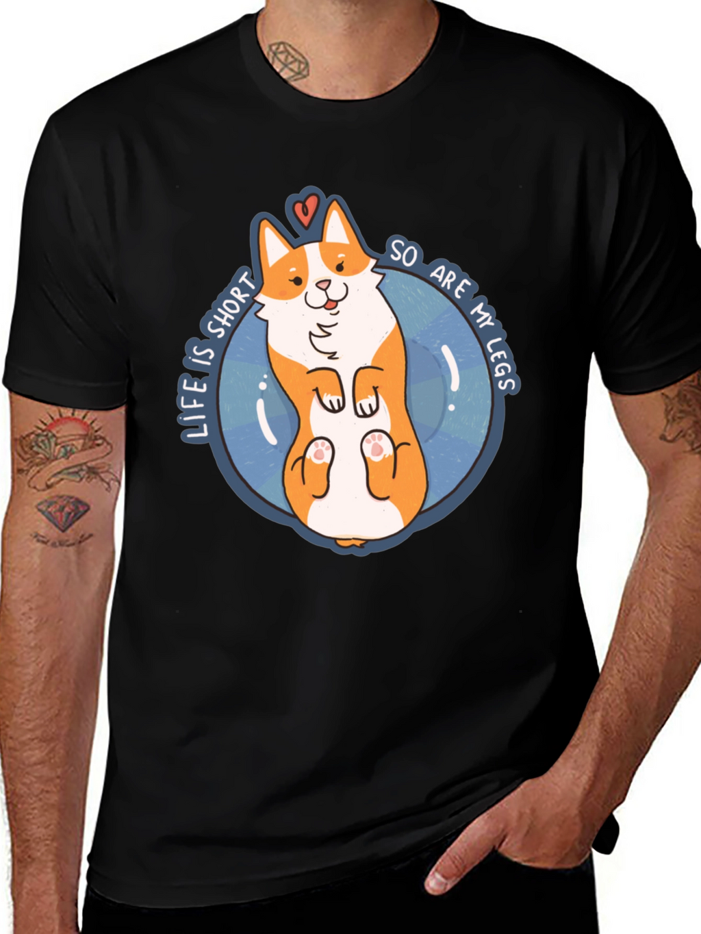 Corgi Short Legs Graphic T-Shirt