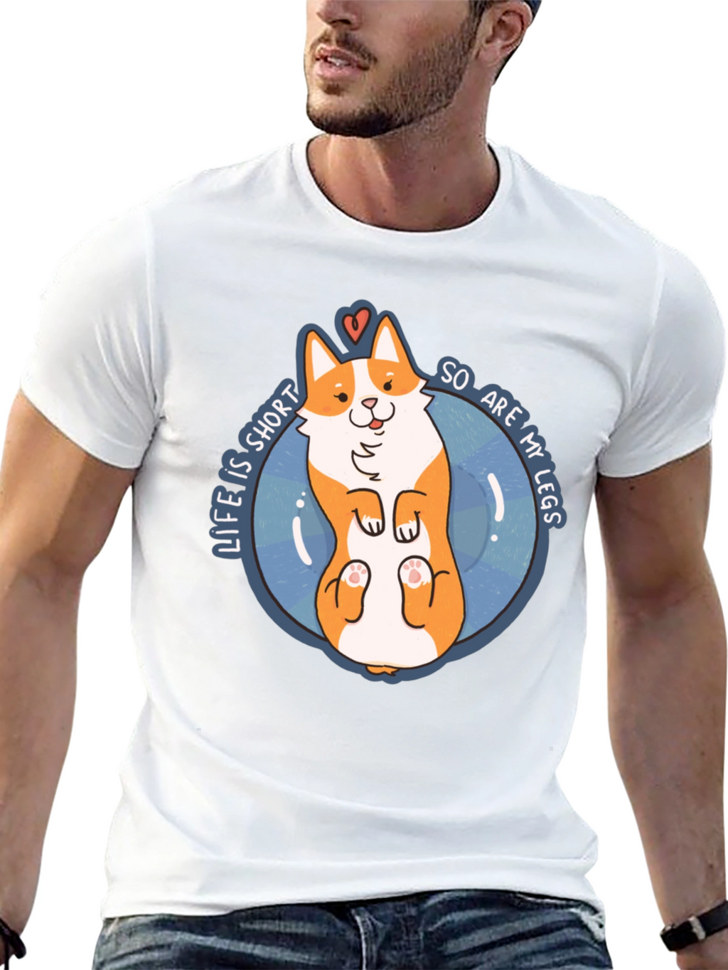 Corgi Short Legs Graphic T-Shirt