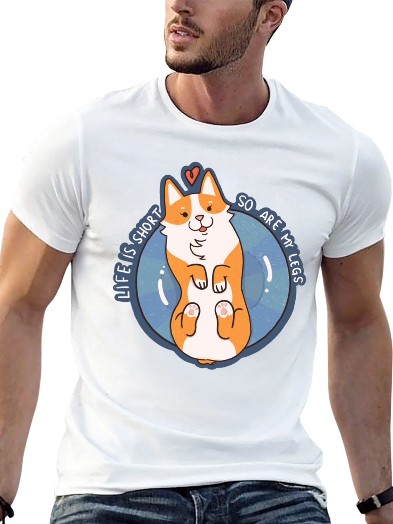 Corgi Short Legs Graphic T-Shirt
