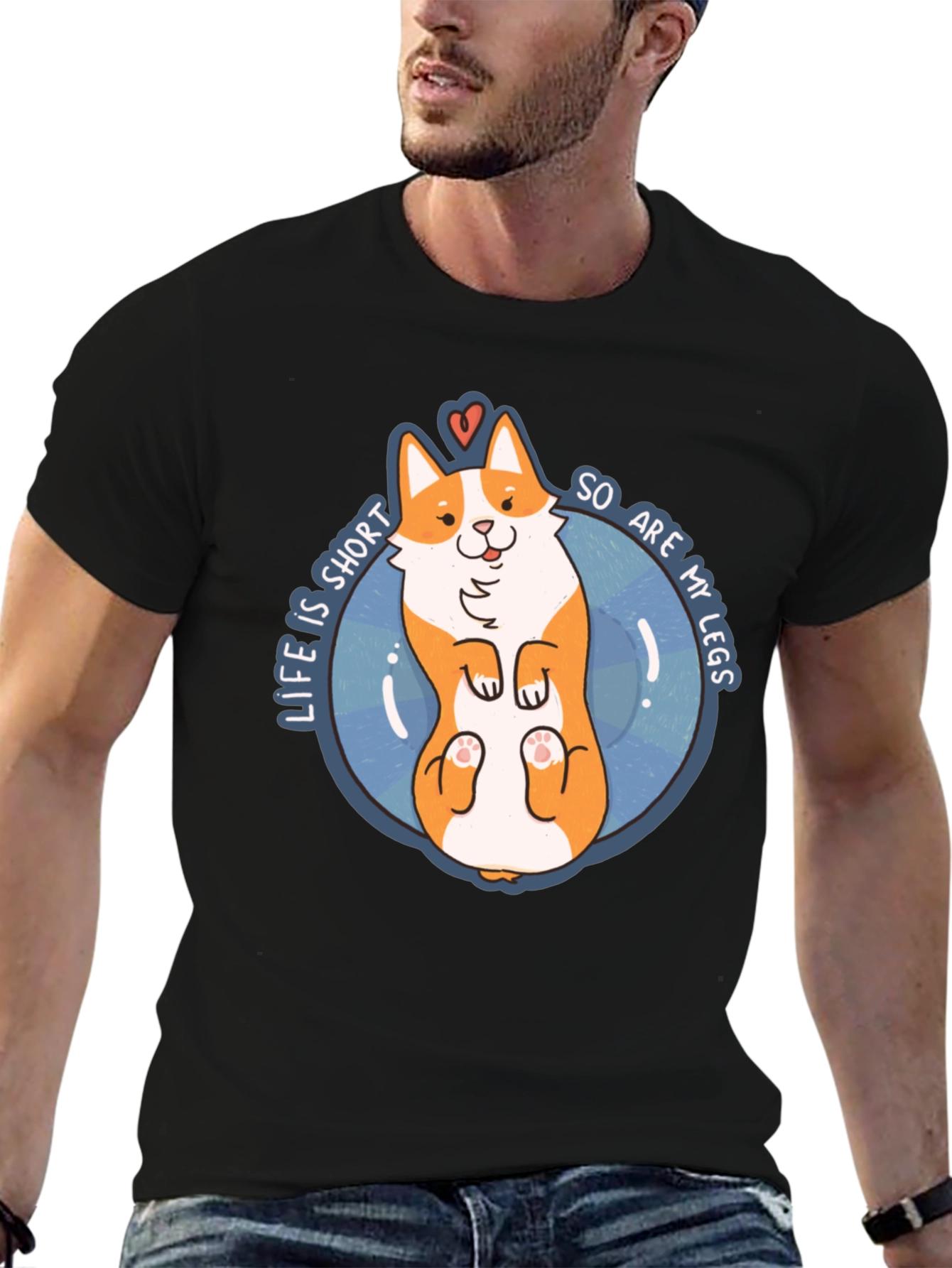 Corgi Short Legs Graphic T-Shirt