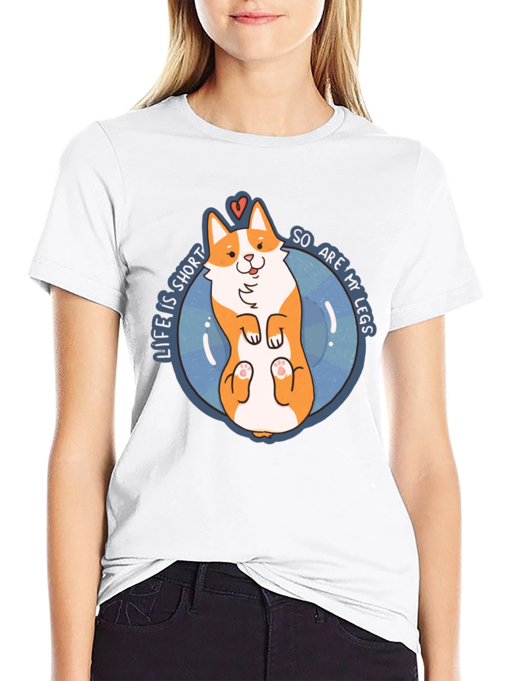 Corgi Short Legs Graphic T-Shirt