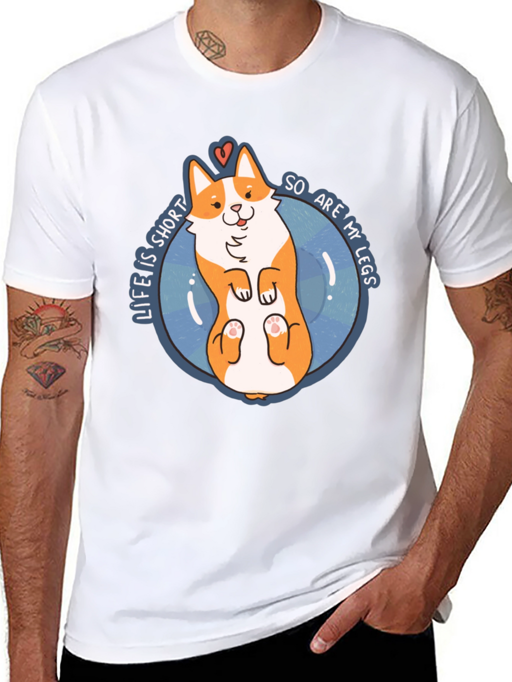Corgi Short Legs Graphic T-Shirt