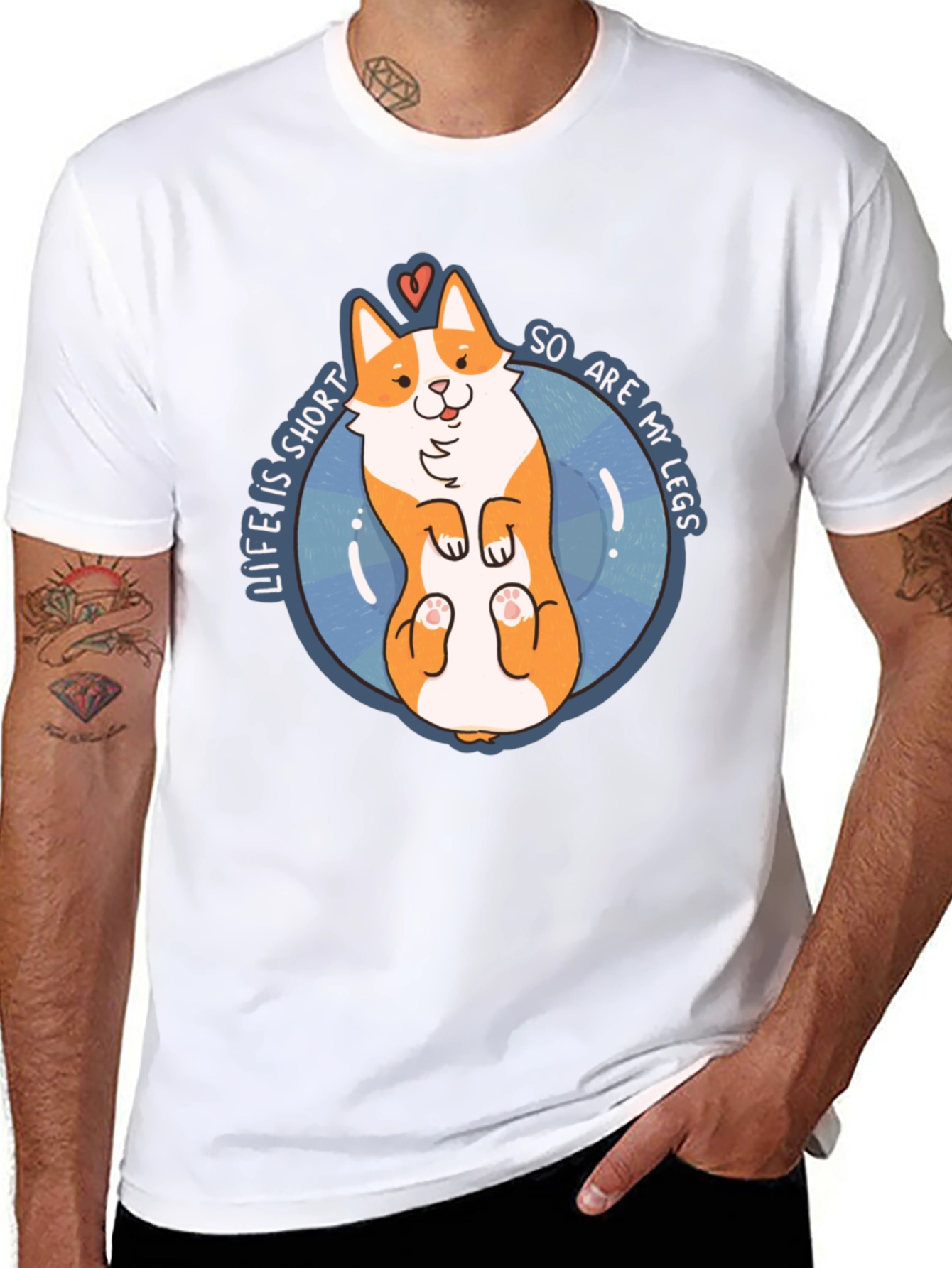Corgi Short Legs Graphic T-Shirt