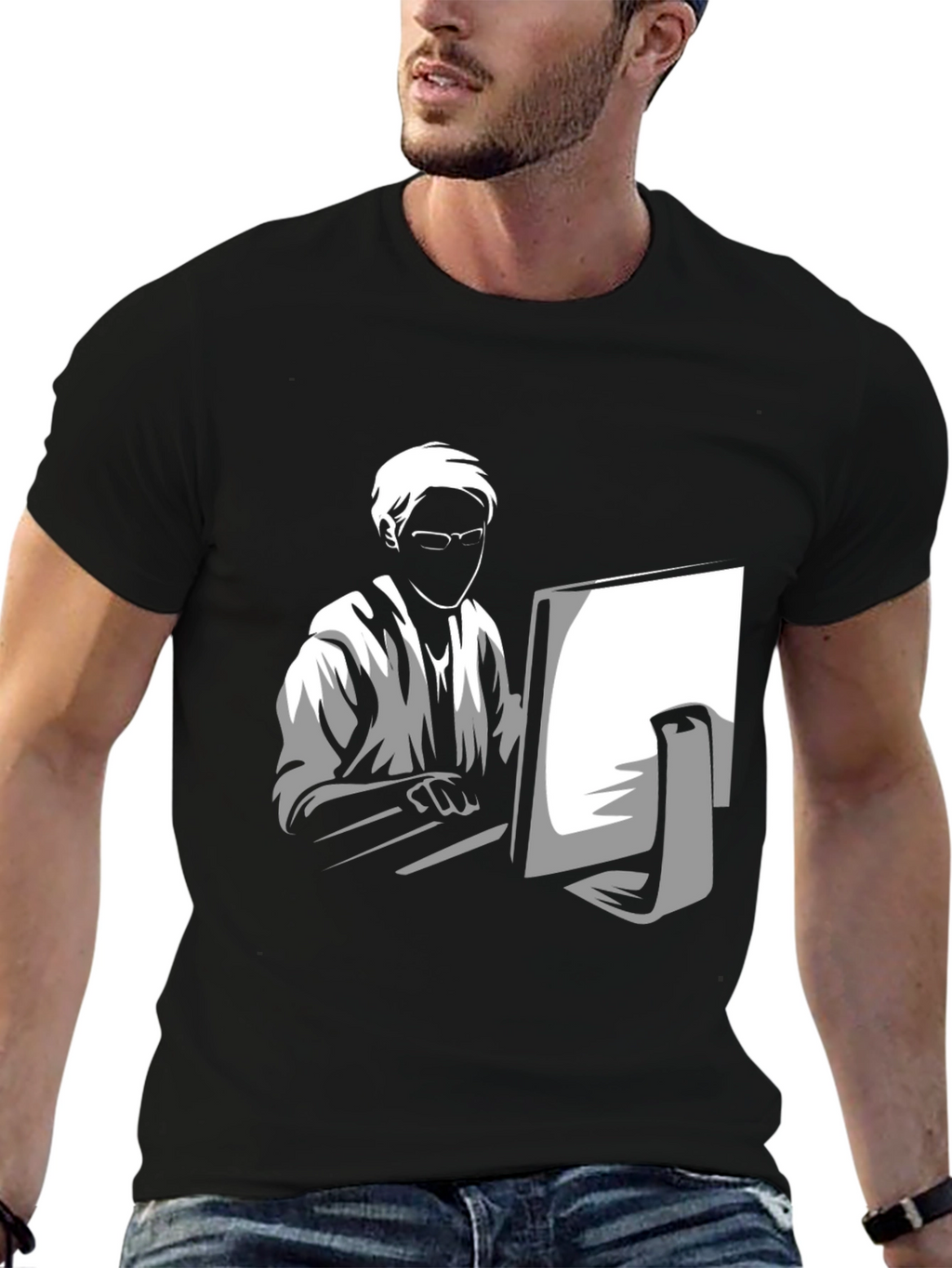 Gamer Style Black T-Shirt