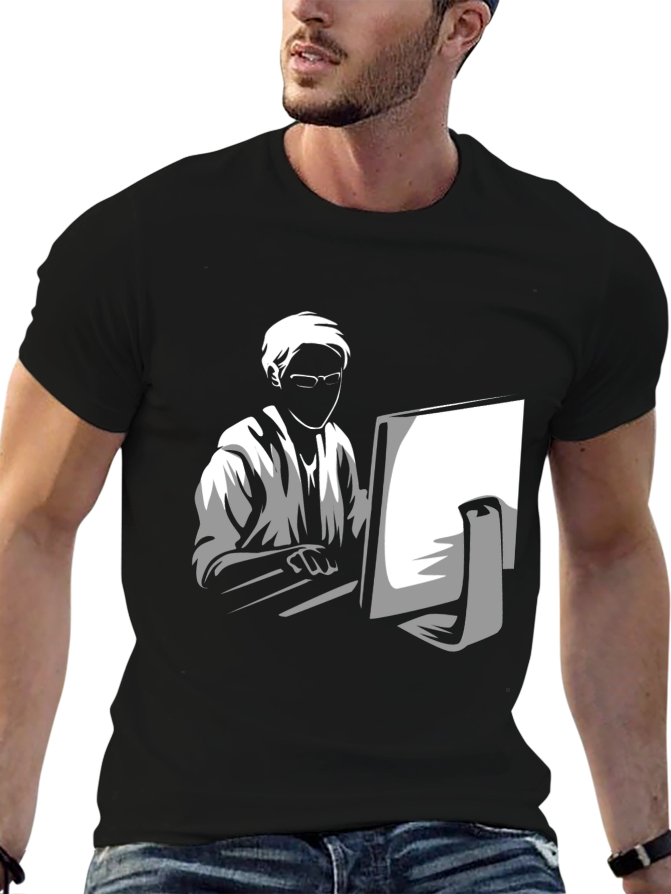 Gamer Style Black T-Shirt