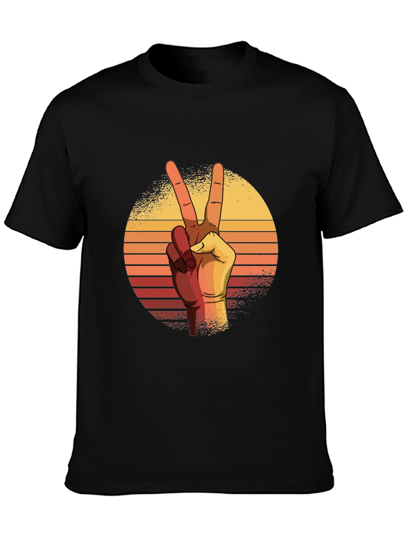 Retro Peace Sign T-Shirt - Vintage Style Tee